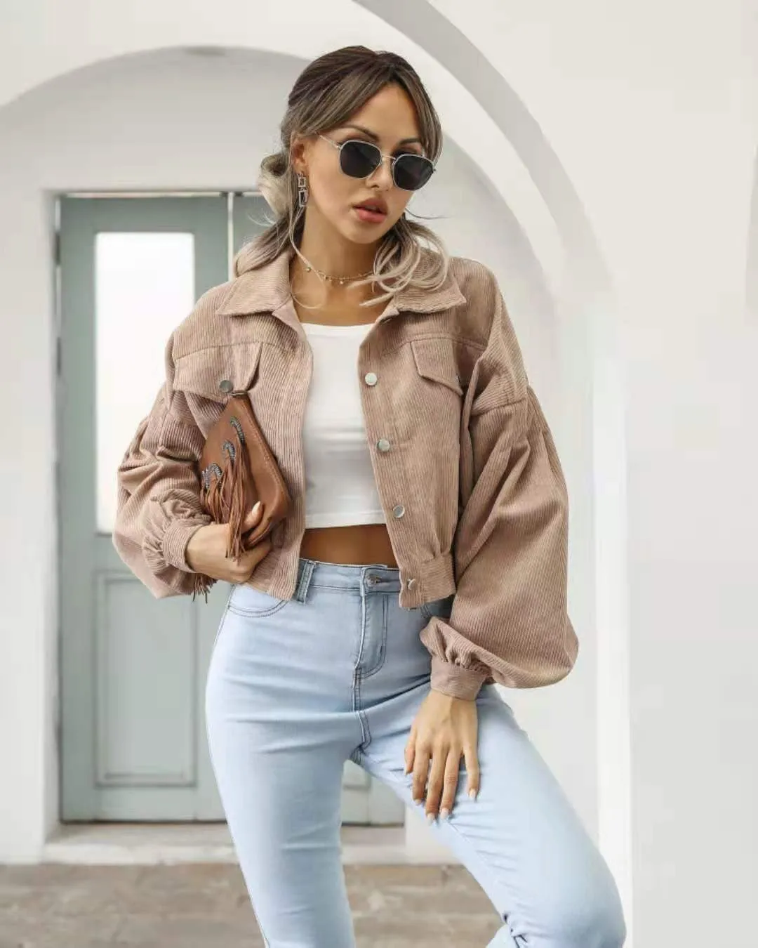 Heard About You Corduroy Short Jacket