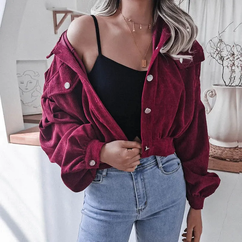 Heard About You Corduroy Short Jacket