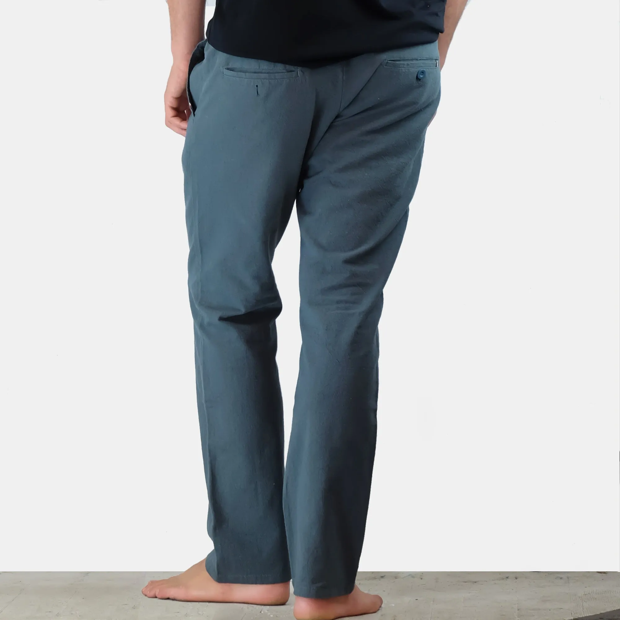 Hemp Cotton Unisex Pants - Blue