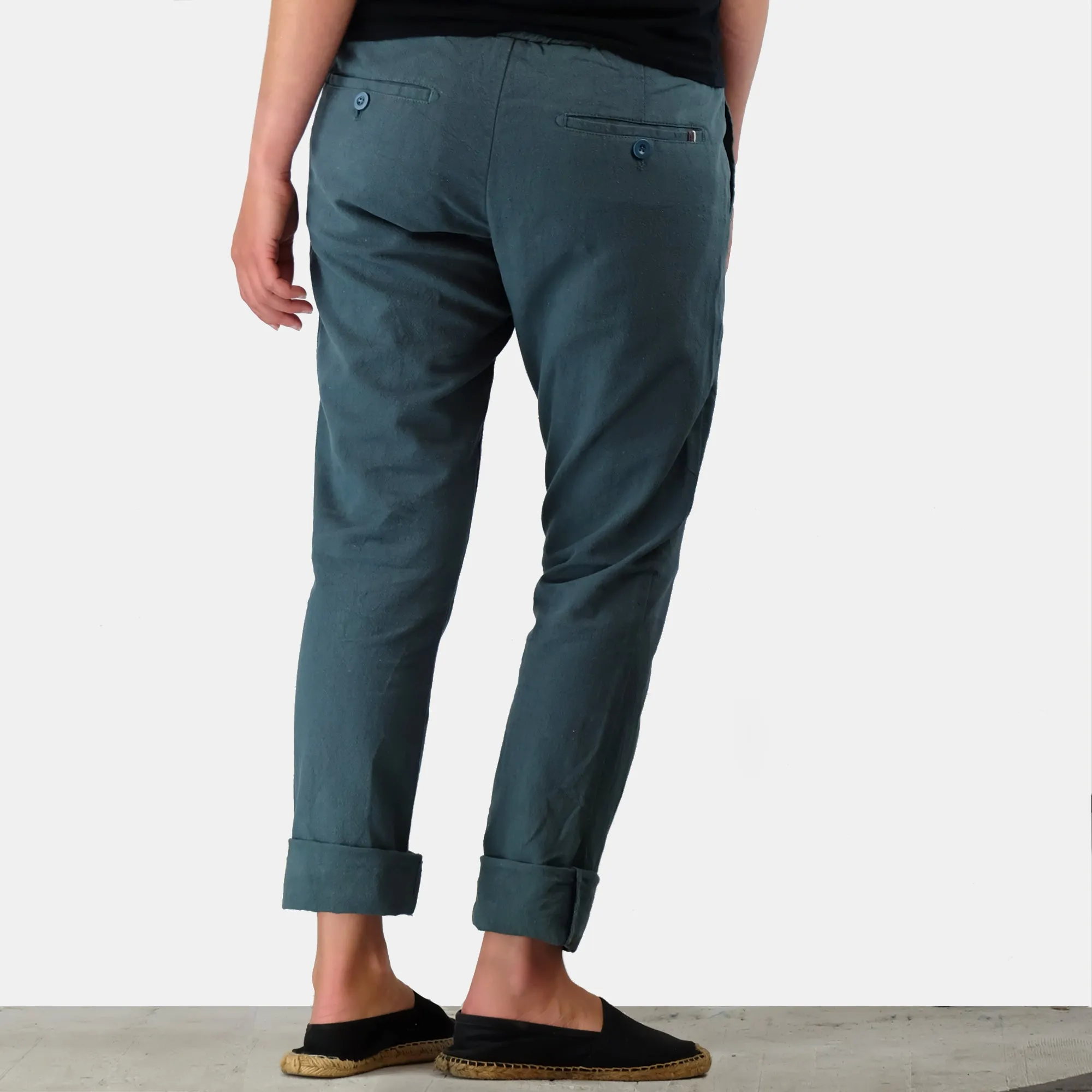 Hemp Cotton Unisex Pants - Blue