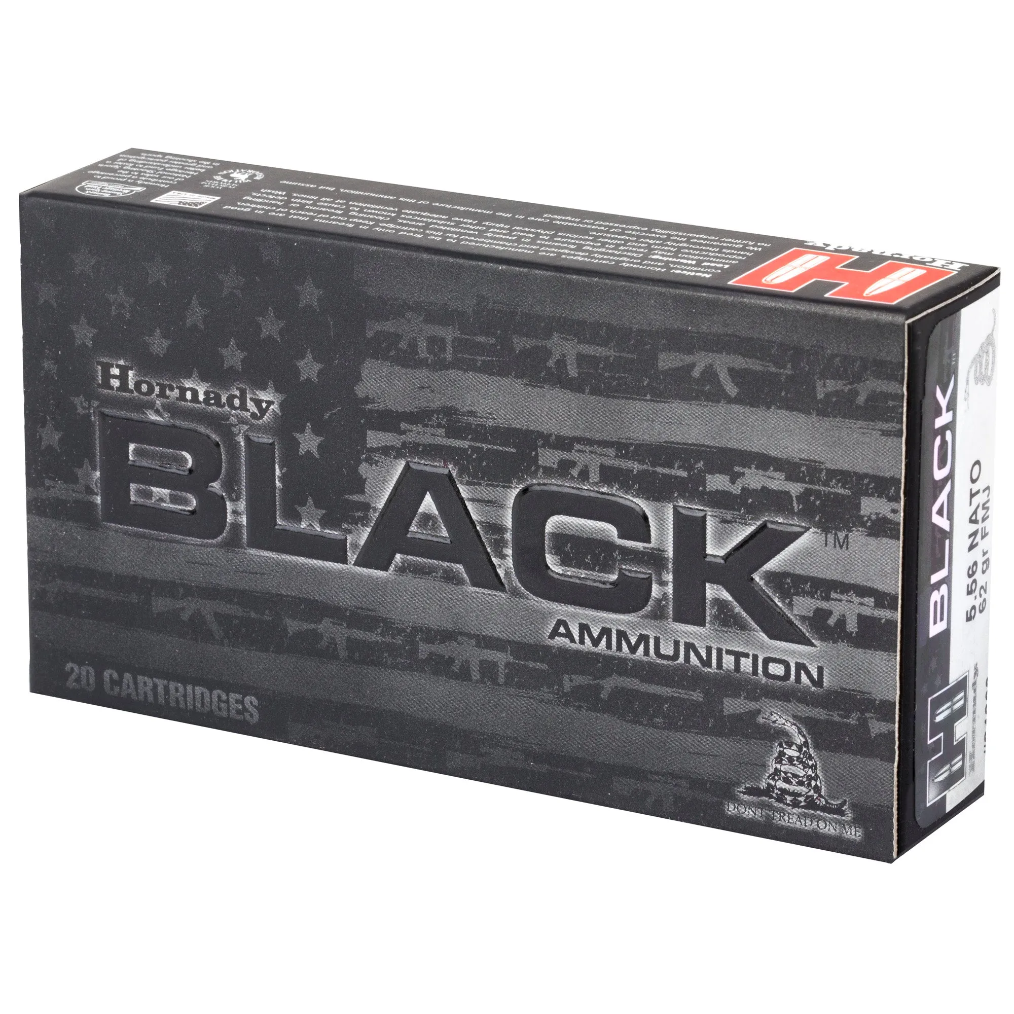 Hrndy Black 556nato 62gr Fmj 20-200