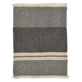 Libeco Belgian Linen Throw Blanket - Tack Stripe