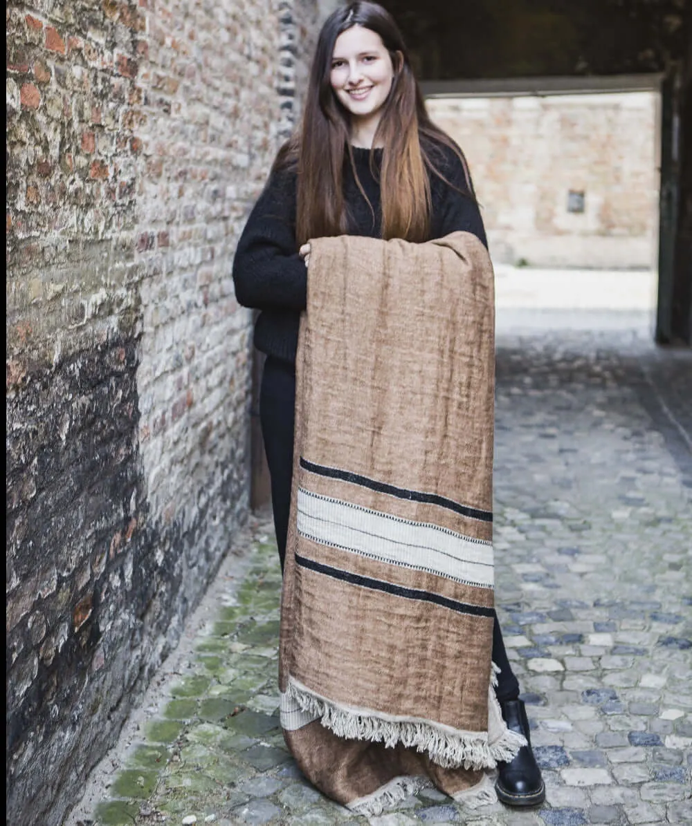 Libeco Belgian Linen Throw Towel - Bruges Stripe