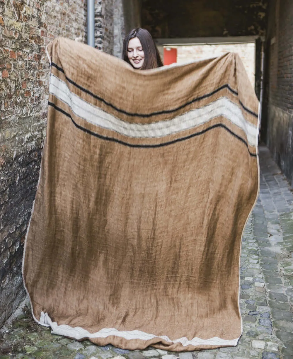 Libeco Belgian Linen Throw Towel - Bruges Stripe