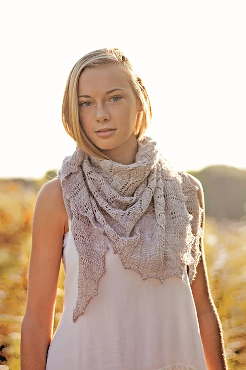 Malabrigo Book 12: Elements Patterns - Rafaga Shawl - PDF Download