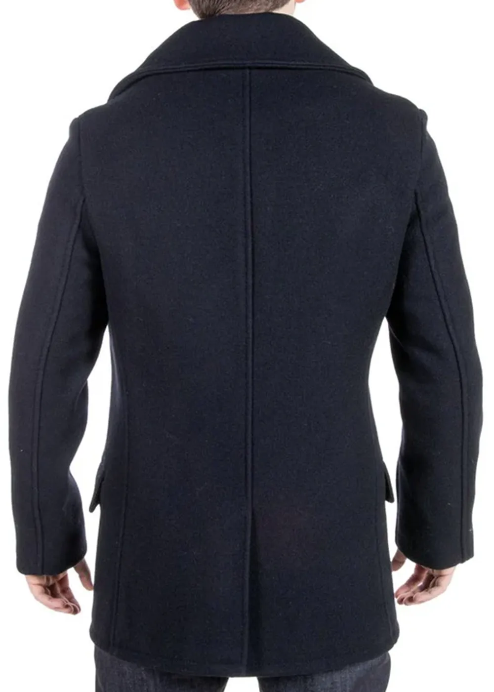 Melton Wool Peacoat - 782USA
