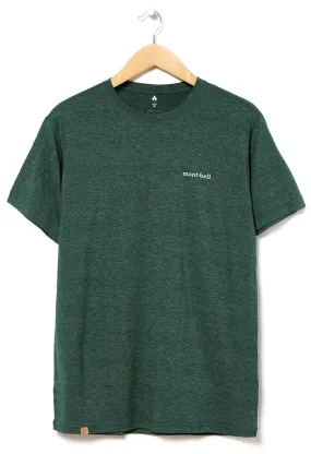 Montbell Men's Merinowool T-Shirt - Dark Green