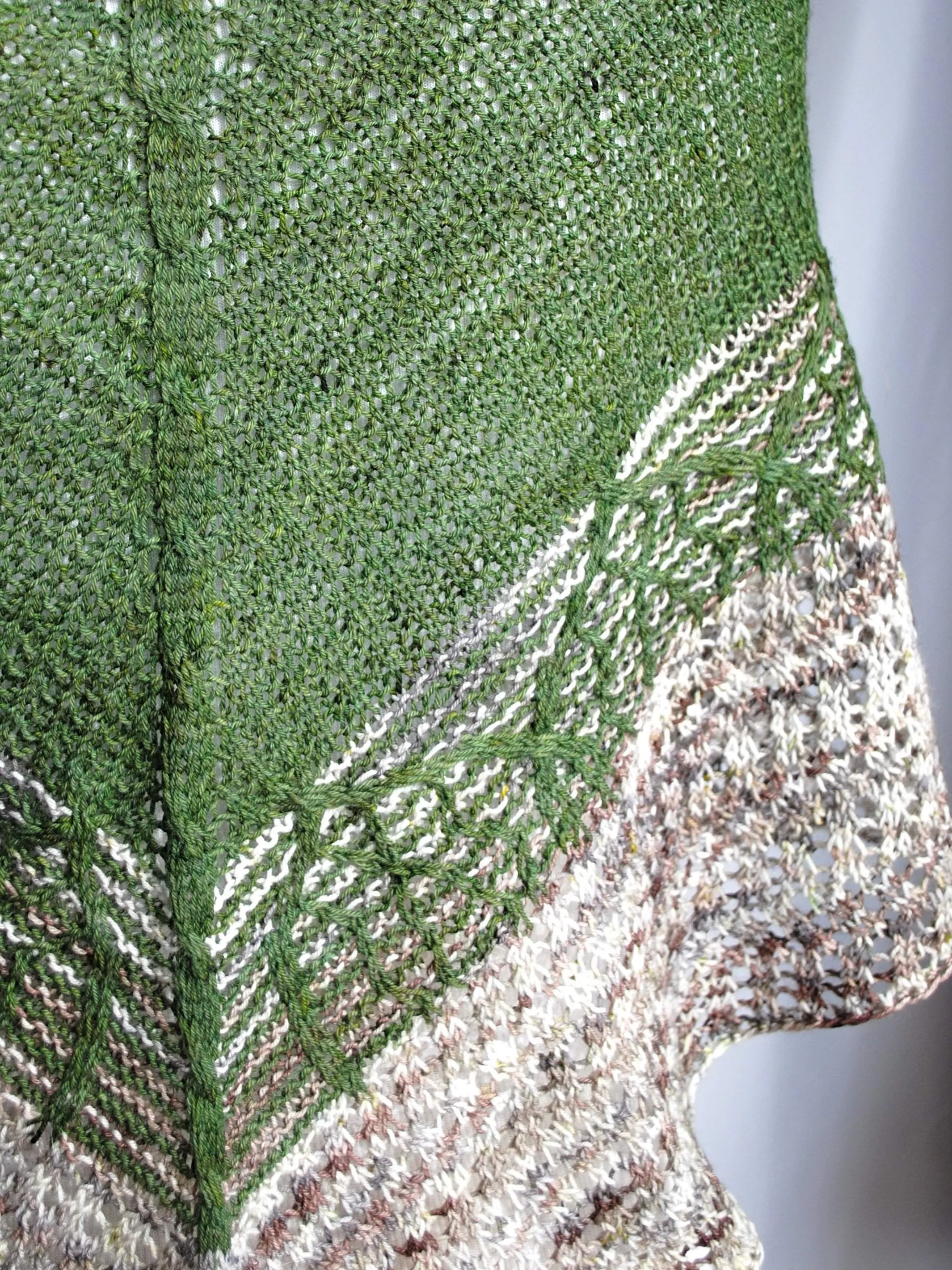 Pendean Knit Shawl PDF Pattern Download