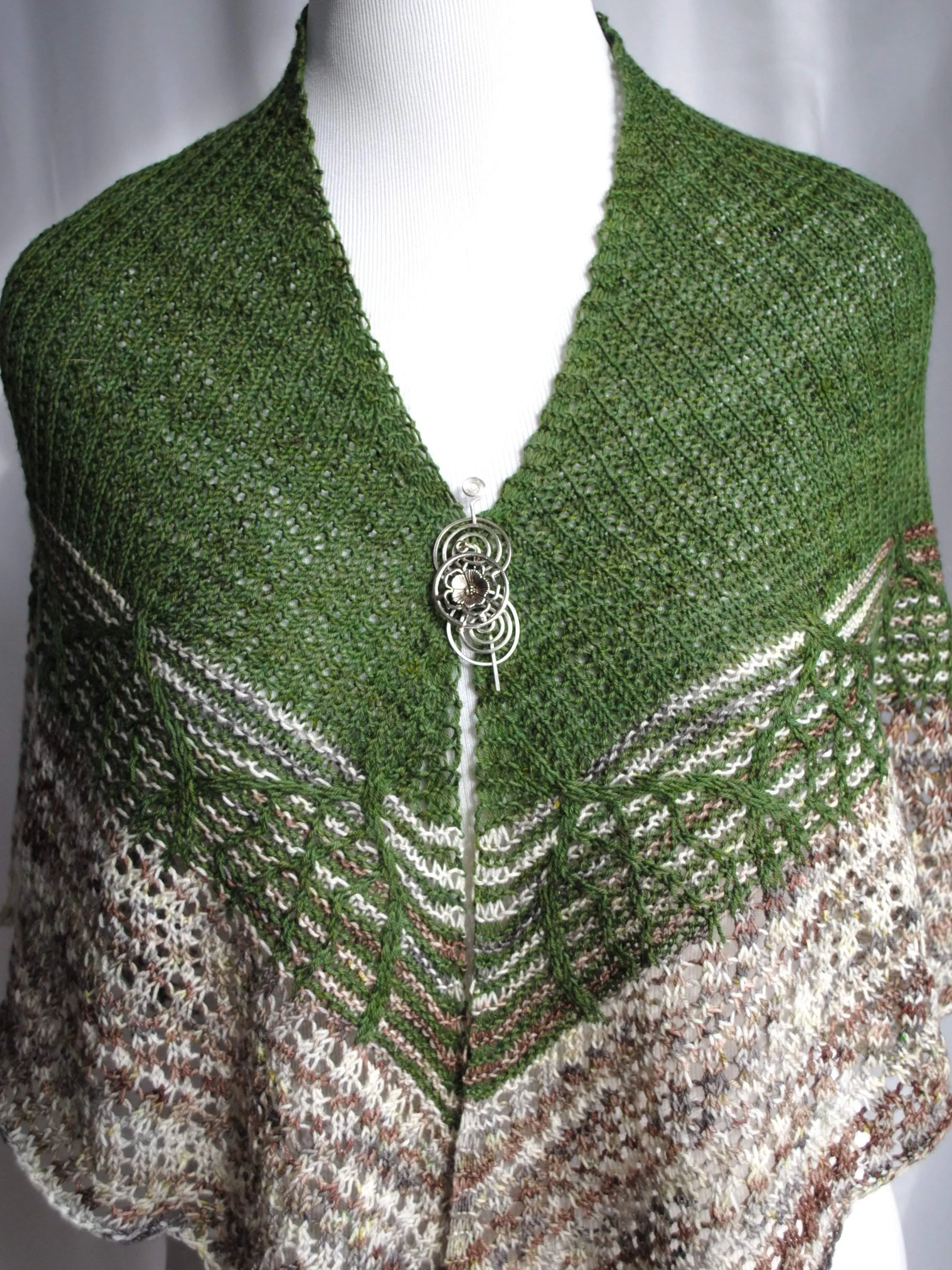 Pendean Knit Shawl PDF Pattern Download