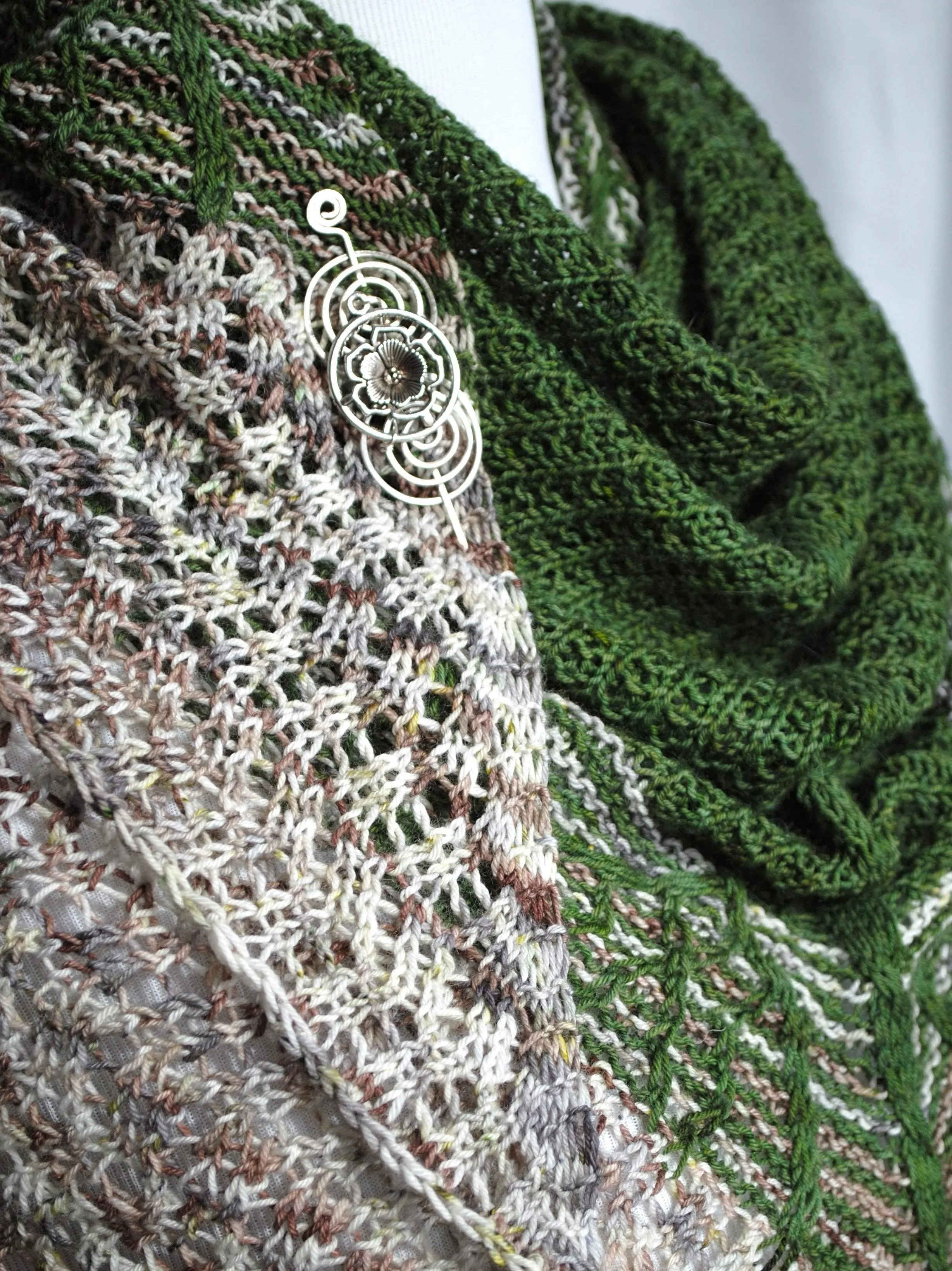 Pendean Knit Shawl PDF Pattern Download