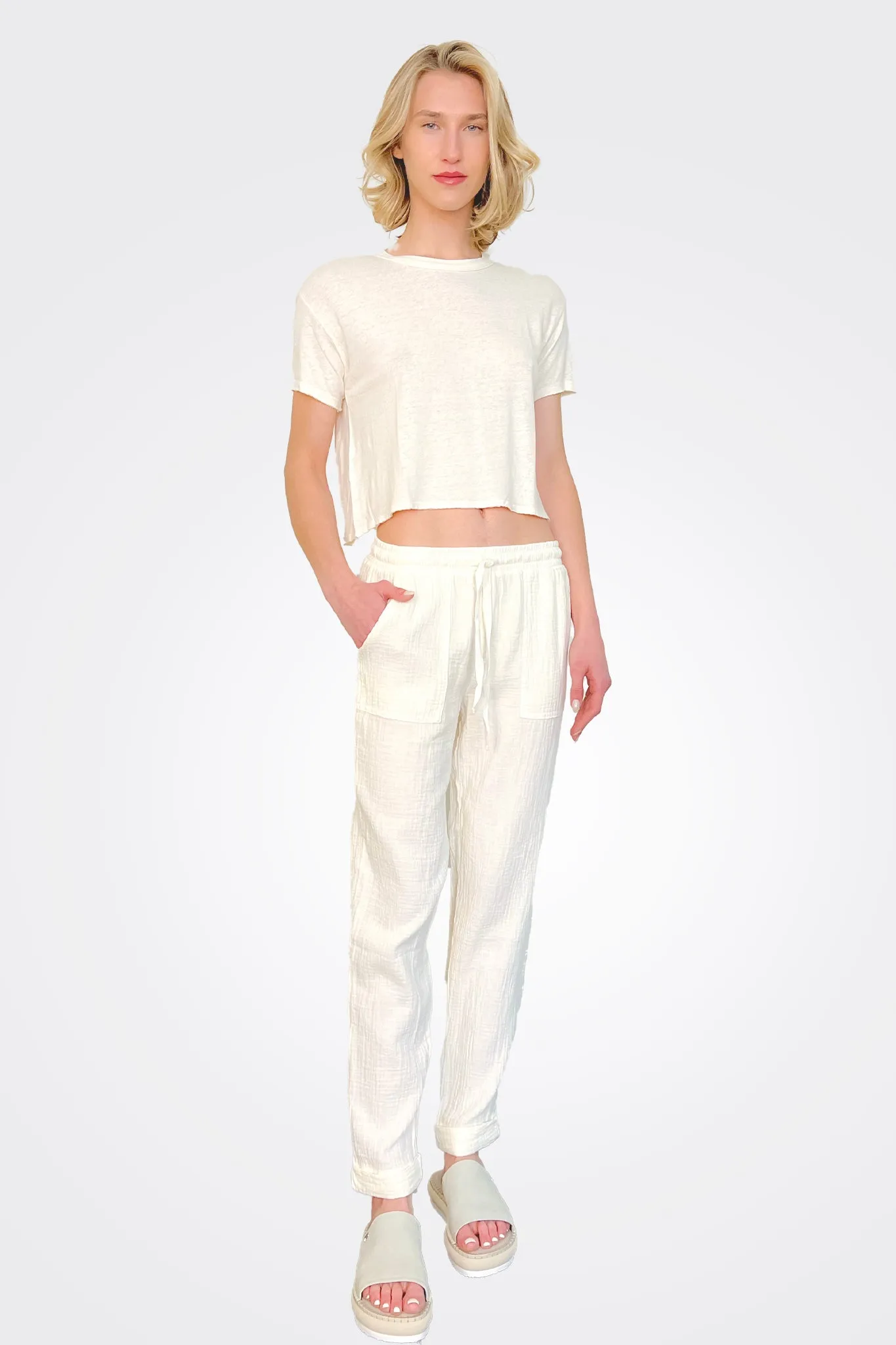 Pocket Pant - Macadamia