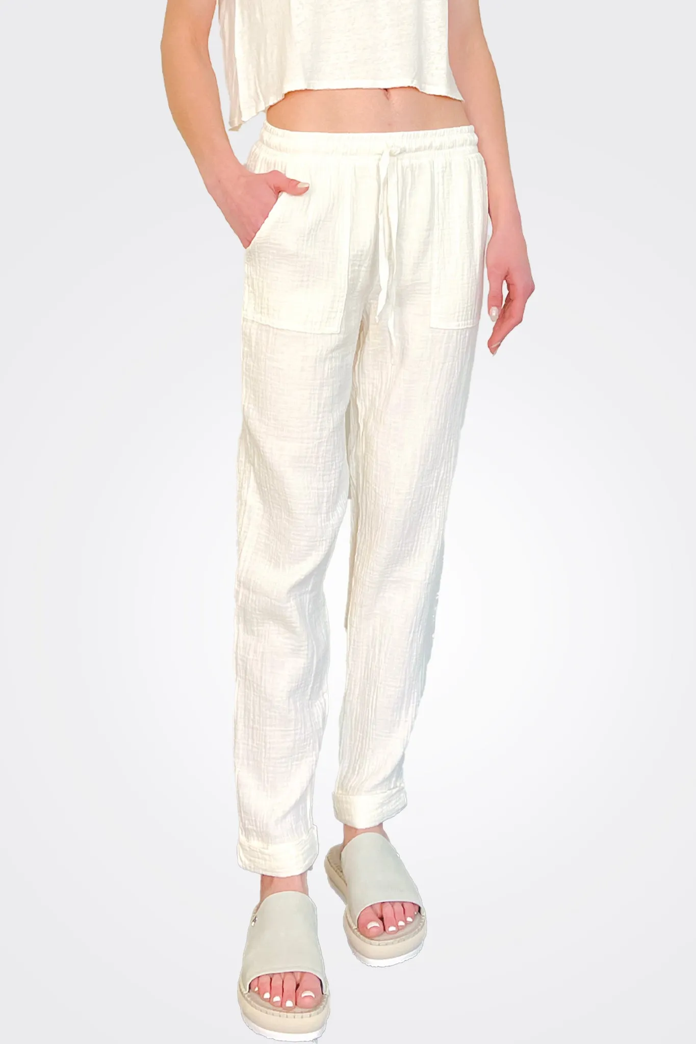 Pocket Pant - Macadamia