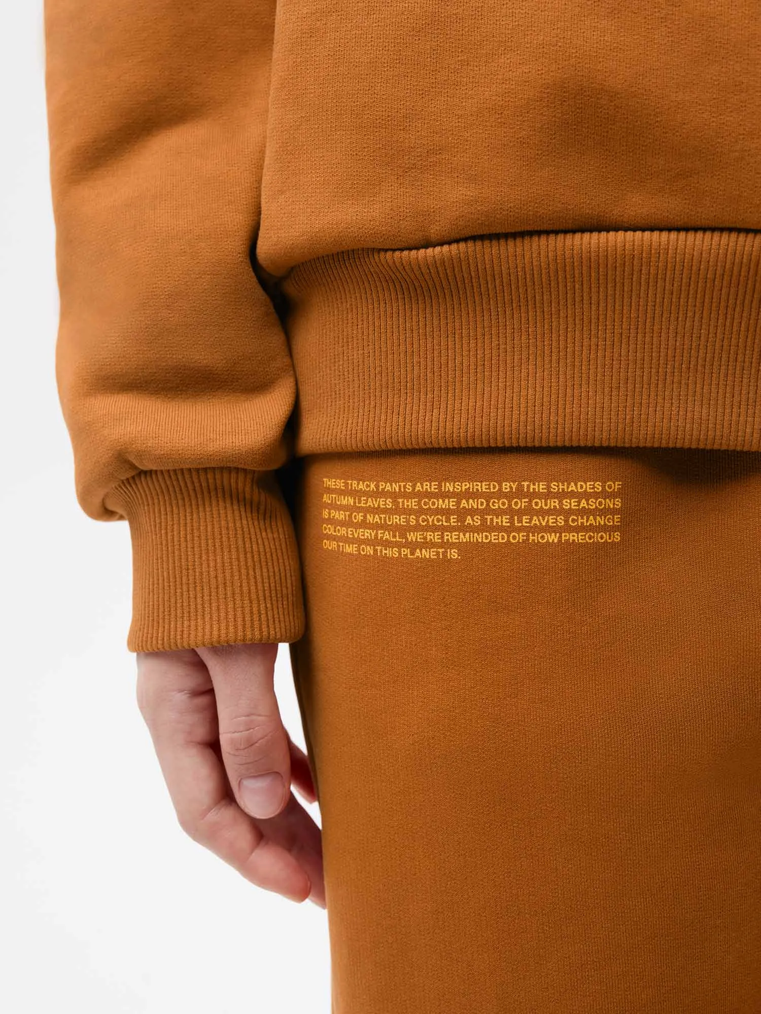 Signature Track Pants - Autumn Leaves—oak orange
