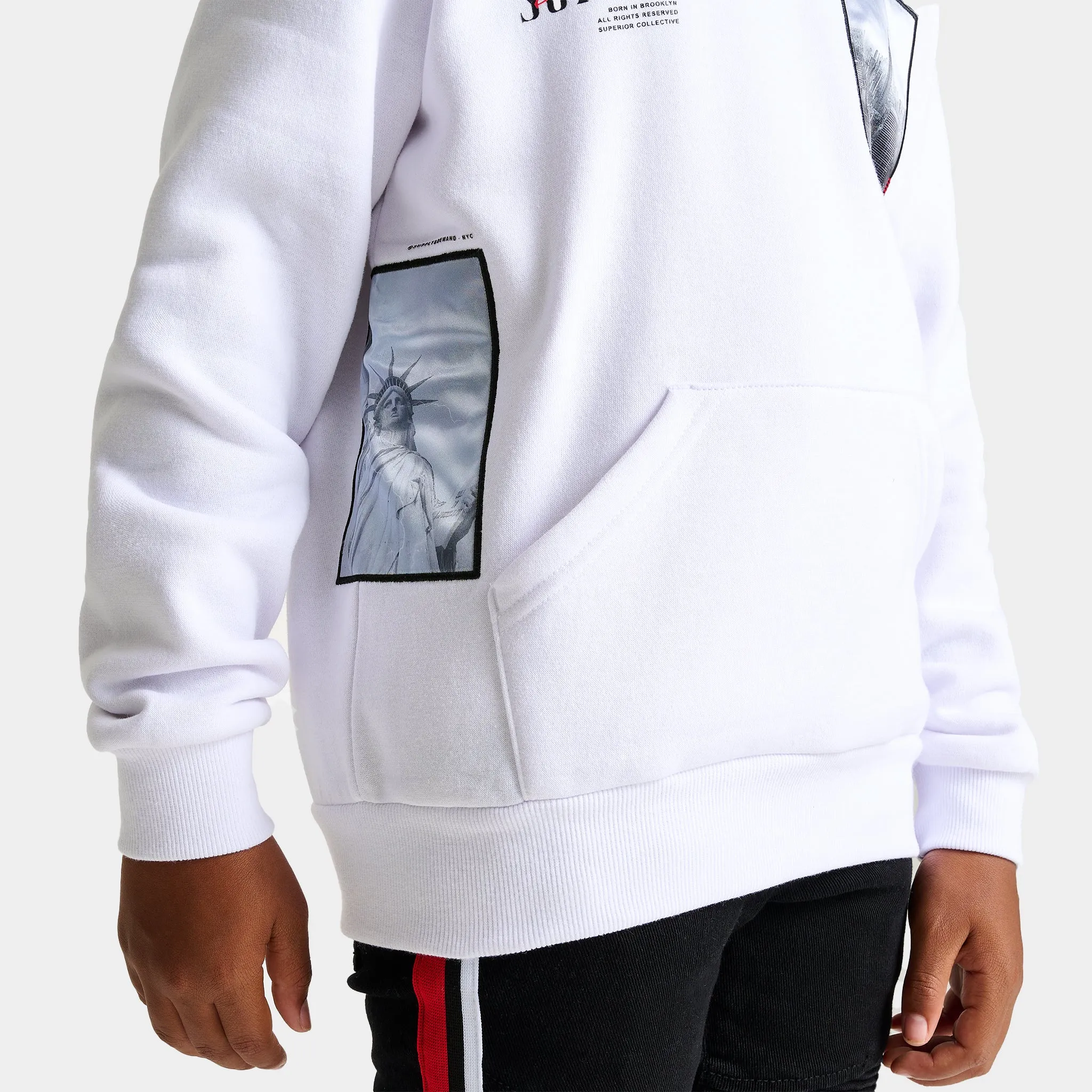 Supply & Demand Stacker NY Pullover Hoodie / White