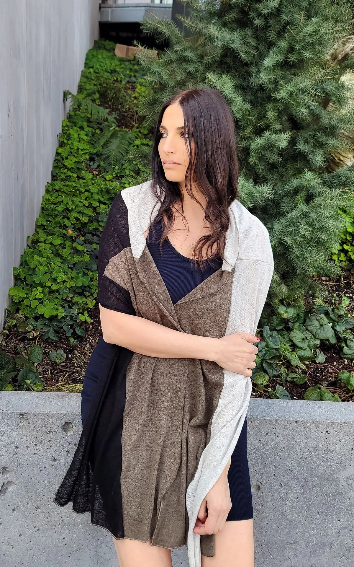 Upcycled Scarf - Motley Large