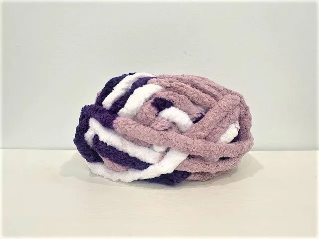 Variegated Chunky chenille yarn