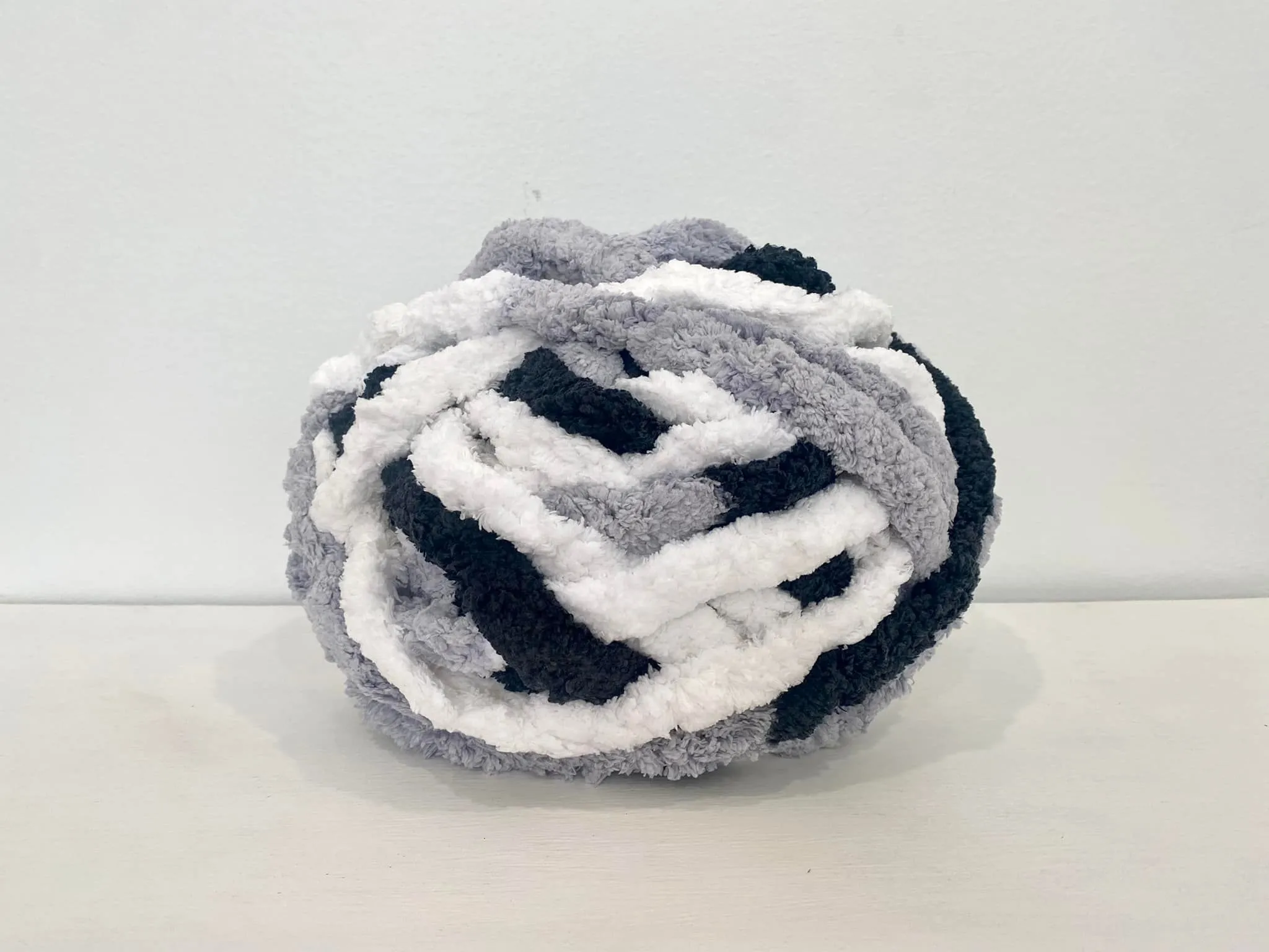 Variegated Chunky chenille yarn