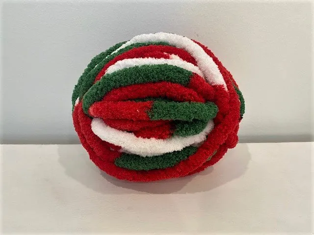 Variegated Chunky chenille yarn