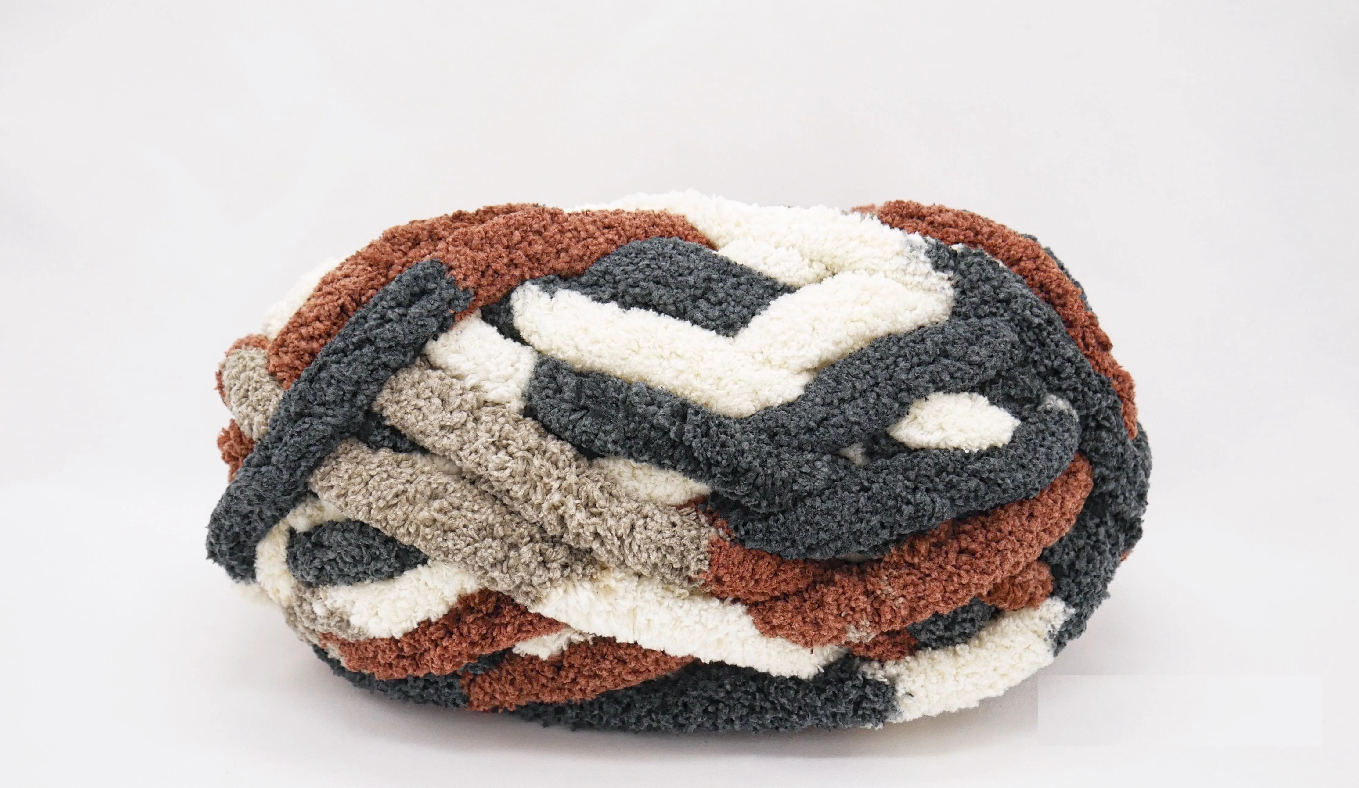 Variegated Chunky chenille yarn