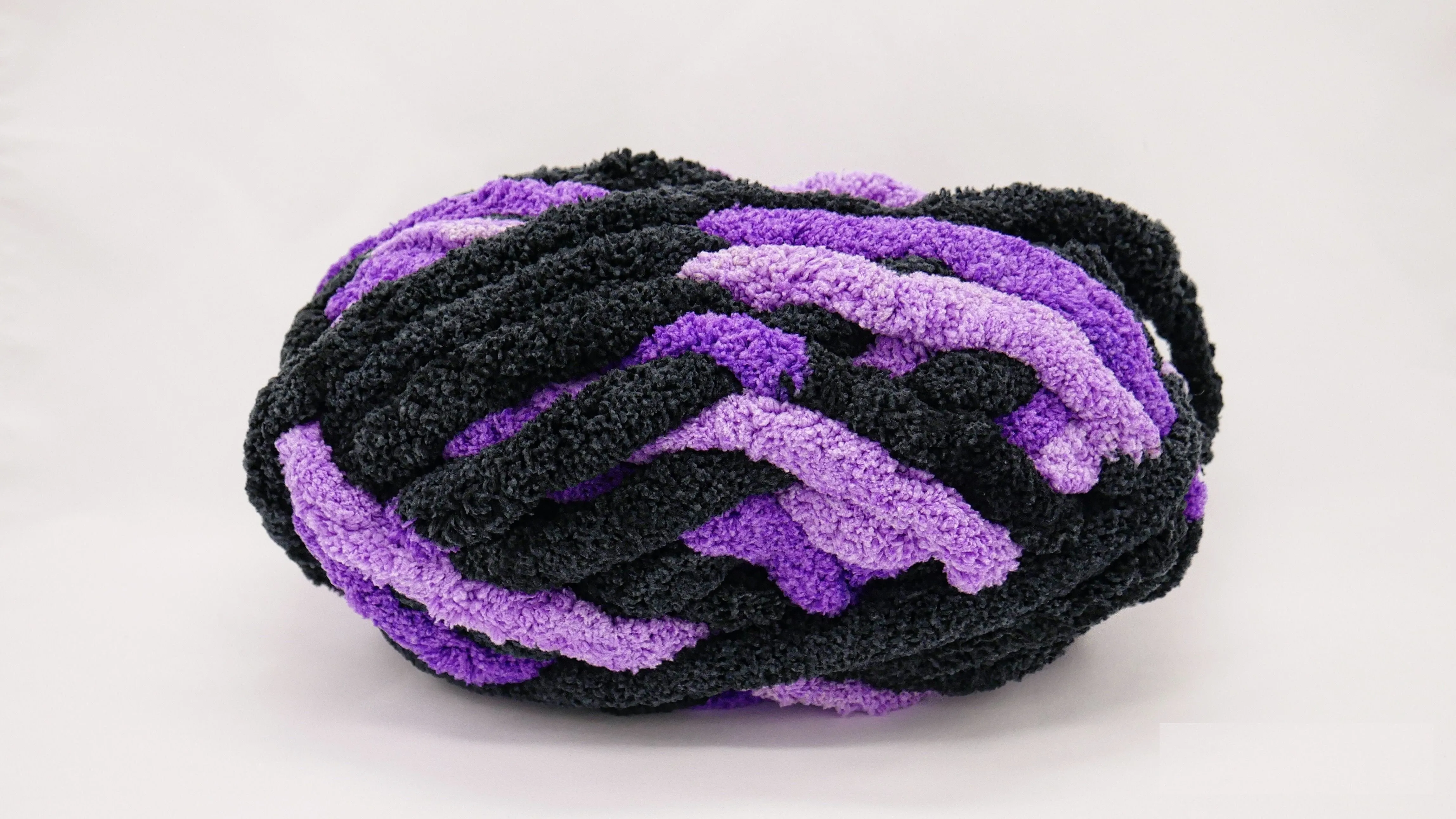 Variegated Chunky chenille yarn