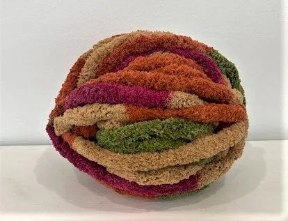 Variegated Chunky chenille yarn