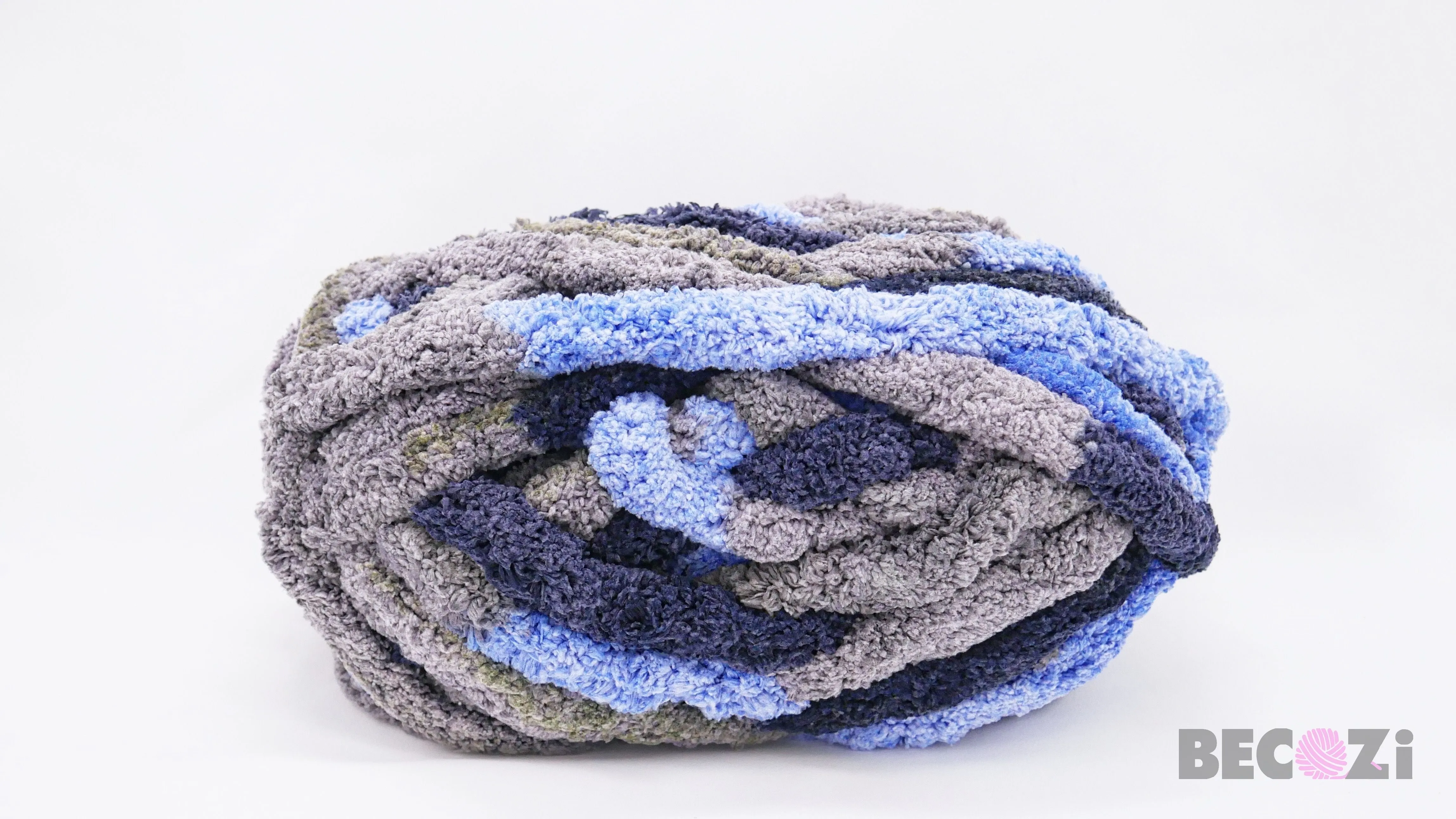 Variegated Chunky chenille yarn