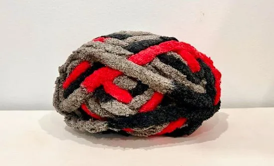 Variegated Chunky chenille yarn