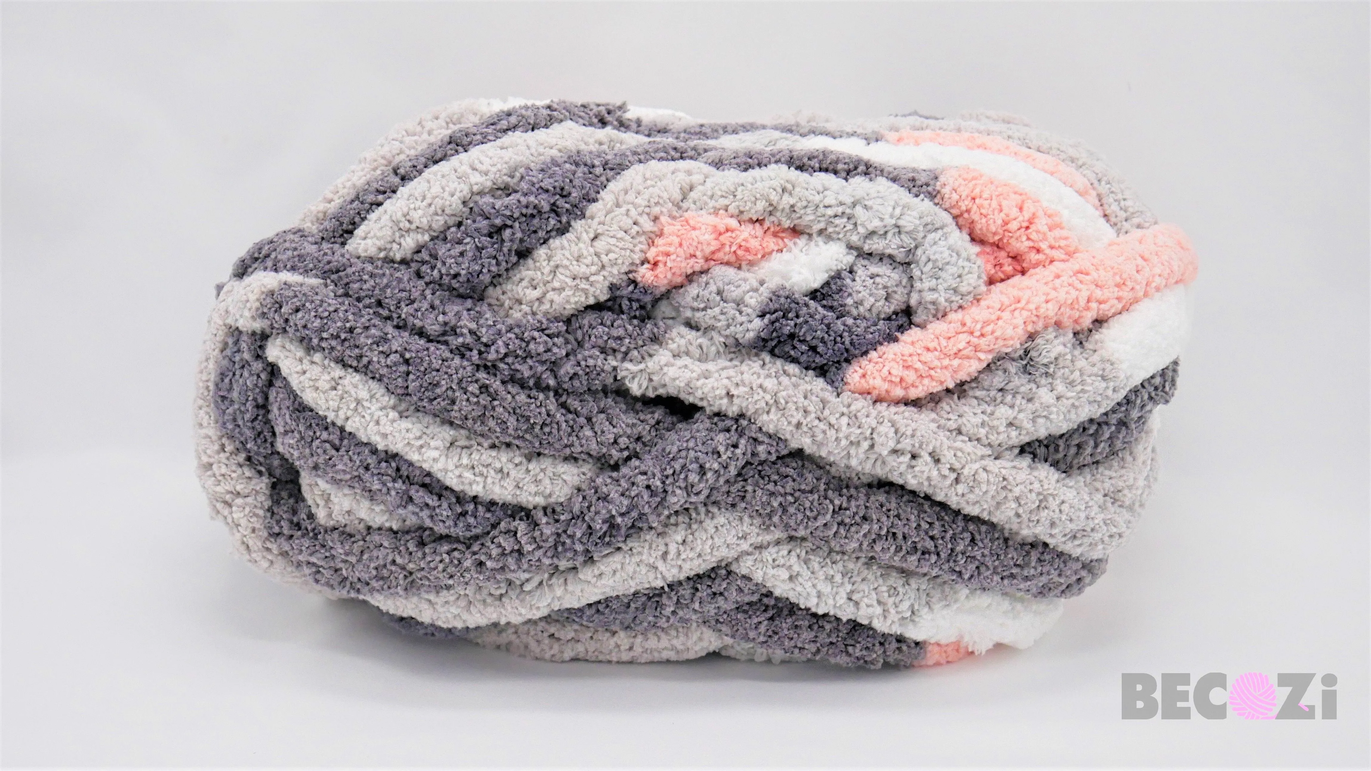 Variegated Chunky chenille yarn