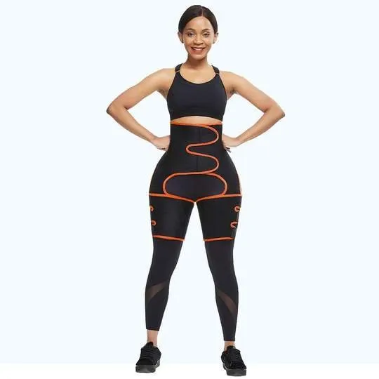Women's 3-in-1 Neoprene Waist Trainer - Sculpt Your Waist & Booty Easily