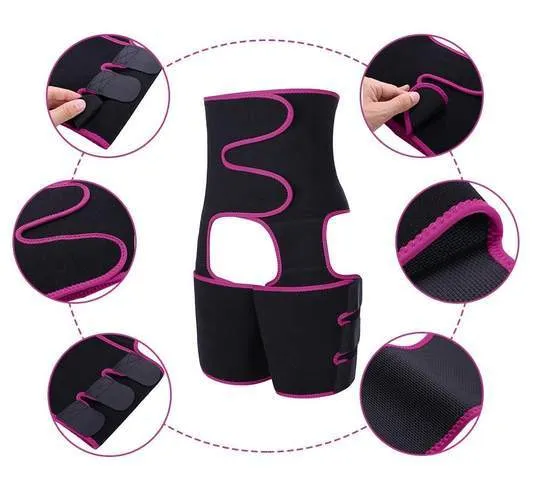 Women's 3-in-1 Neoprene Waist Trainer - Sculpt Your Waist & Booty Easily