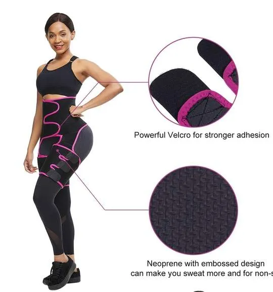 Women's 3-in-1 Neoprene Waist Trainer - Sculpt Your Waist & Booty Easily