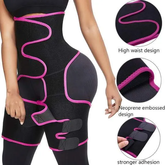 Women's 3-in-1 Neoprene Waist Trainer - Sculpt Your Waist & Booty Easily